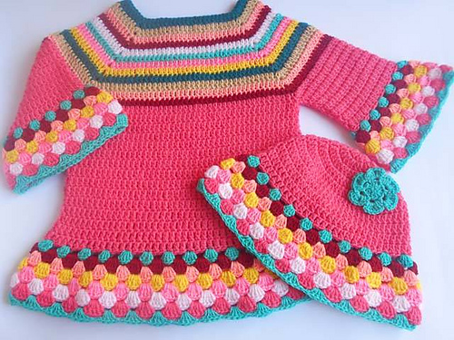 Girl Sweater & Hat