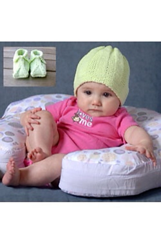 F481 Baby & Toddler Slippers & Beanie