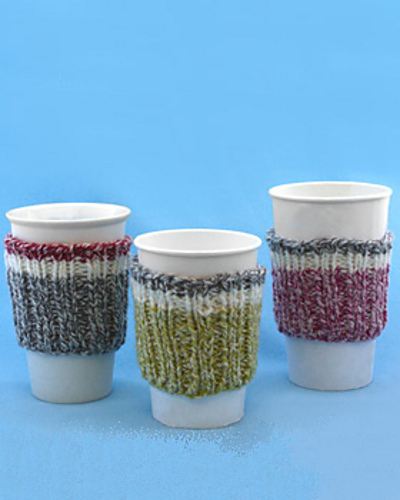Work Sock Cup Cozy (knit)