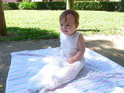 Isla - A Seamless Modern Baptism / Christening Dress