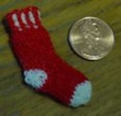 Teeny Red Socks Sock