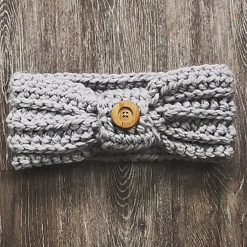Chunky Button Headband