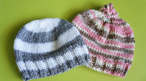 Simply Ribbed Baby Hat