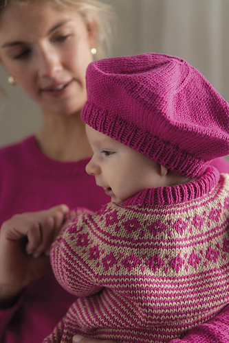 Tjärblomster - baby beret
