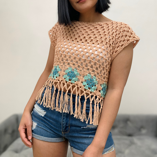Boho Crop Top