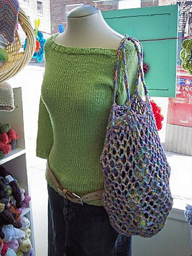 Eco Warrior Crochet Shopping Bag