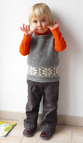 Rose Winter Vest