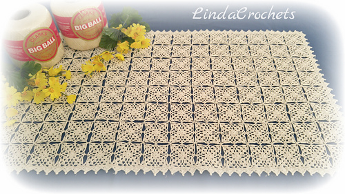 Tray for Three Placemat #7149