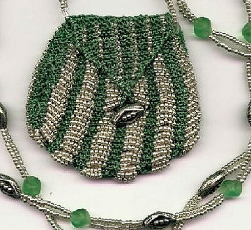 Bead Knitted Amulet Bag