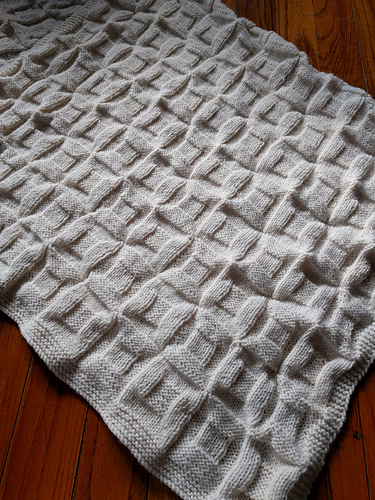 F164 Encore Worsted Reversible Afghan