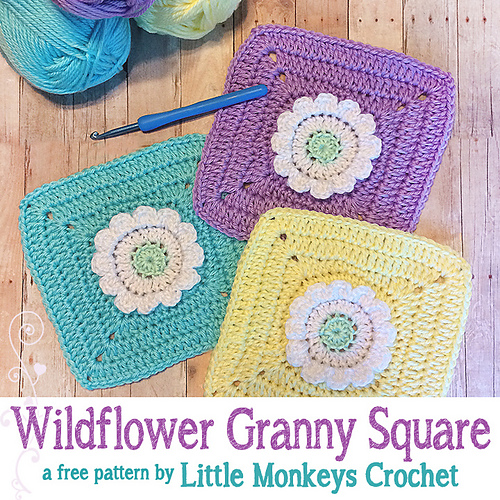 Wildflower Granny Square