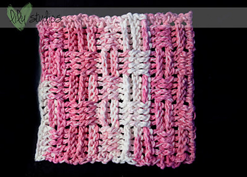 Basket Weave Washcloth