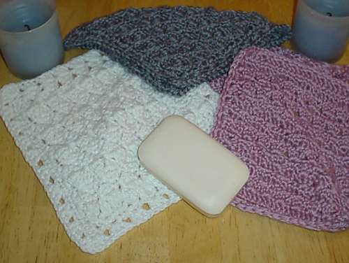 Shell Washcloth Duo