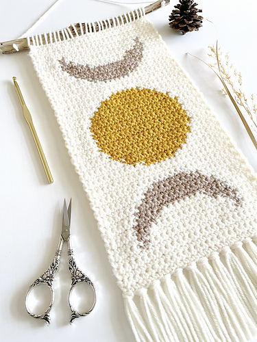 The Mini Moon Phase Wall Hanging