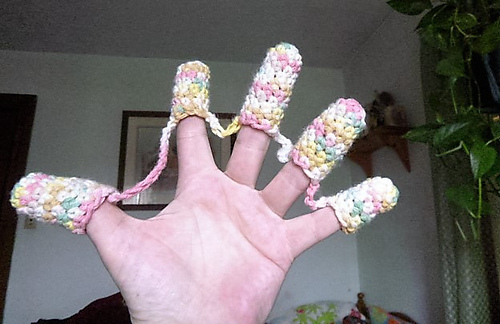 Microwave Finger Gloves
