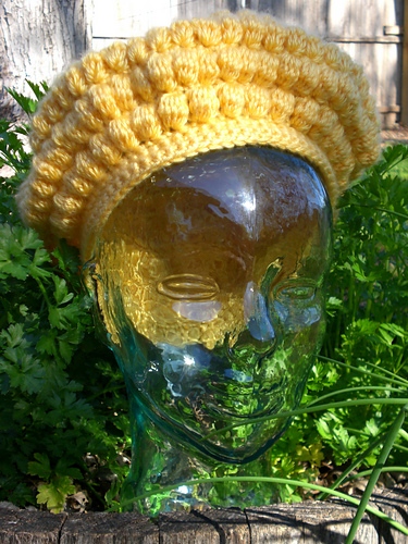 Invertible Knobbly Sunflower Hat