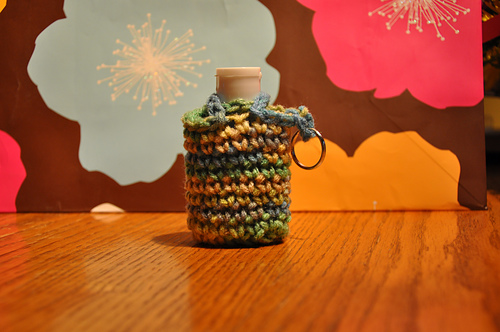 Hand Sanitizer Key Chain Holder