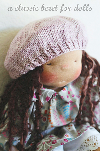 Classic Beret for Dolls