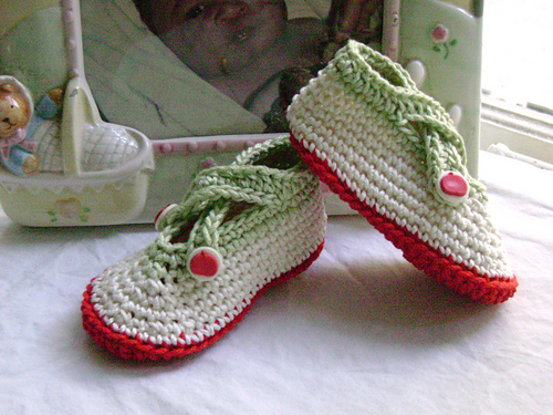 Criss Cross Baby Shoes