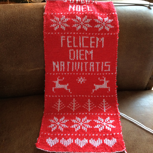 Fair isle Christmas Table Runner