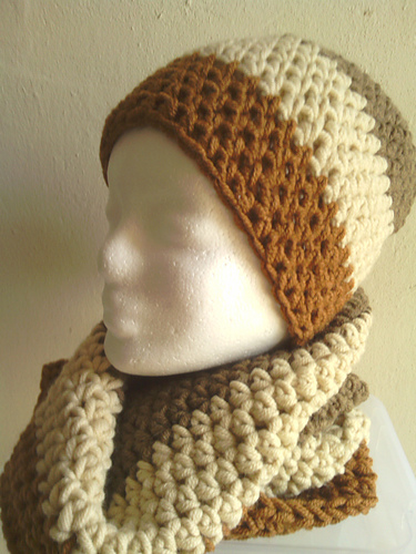 Haube+Loop Karamel