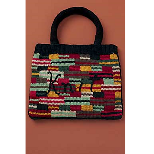 Crazy Stripes "Knit" Bag