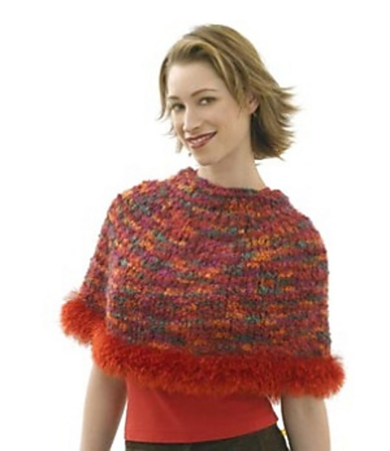 Capelet, Hat, Scarf and Wristlets Set (Scarf)