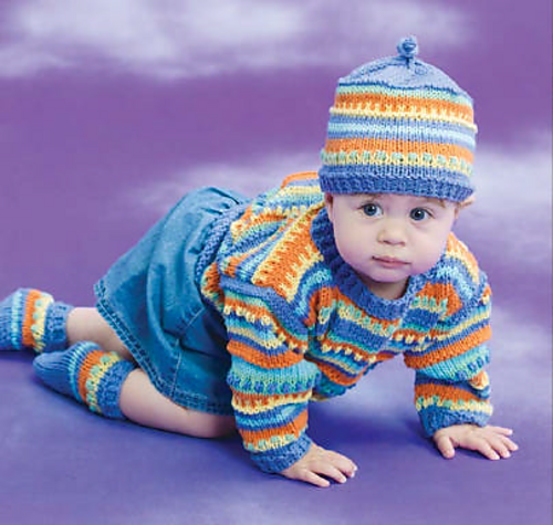 Candy-Colored Baby Set