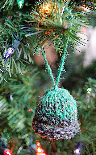 Tunisian Mini Hat Ornament