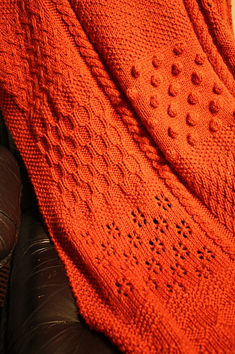 Bulky Sampler Blanket