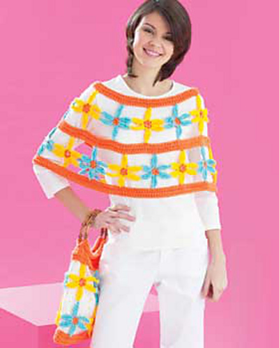 Daisy Chain Poncho and Bag (Poncho)