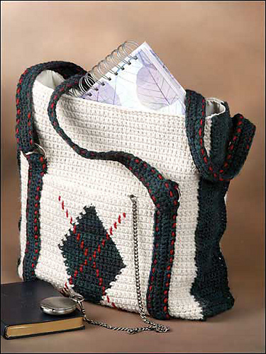 Argyle Tote Bag