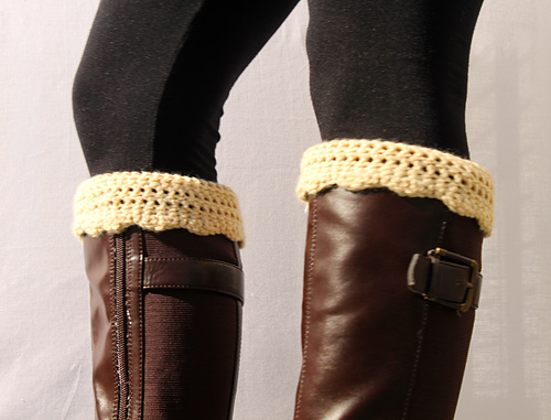 Scalloped Boot Cuffs