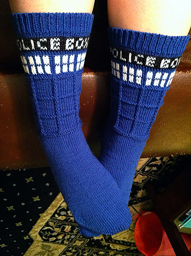 Tardis Socks