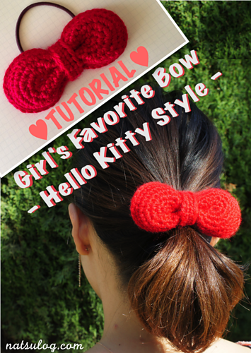 Hello Kitty Style Pretty Hair Bow
