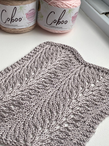 Old Shale Lace Dishcloth