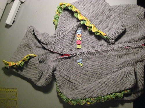 Drachen Raglan Cardigan Deutsche Anleitung