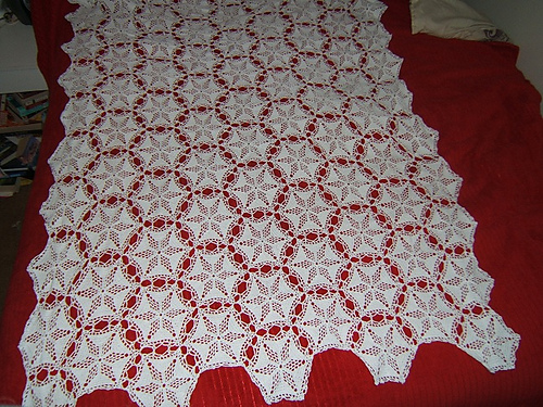 Star and Snow Tablecloth #7303