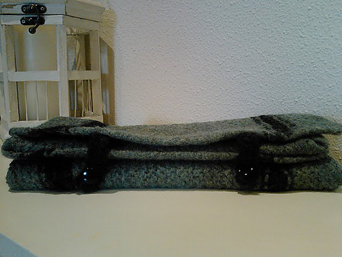 Estuche para agujas y gachillos/ Felted Cozy for needles and hooks