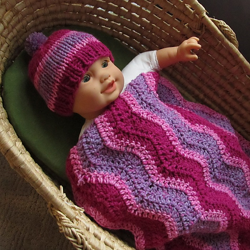 One-Cake Blanket and Hat Set