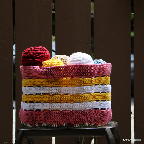 Stash Basket of Yarn