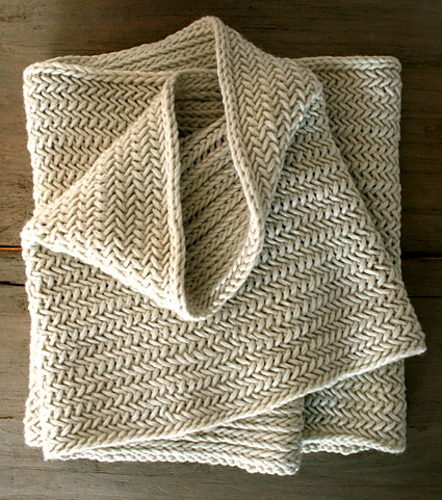 Big Herringbone Cowl