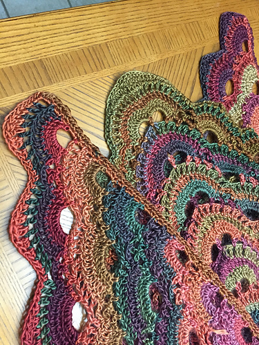 Scallop Border for Virus Shawl