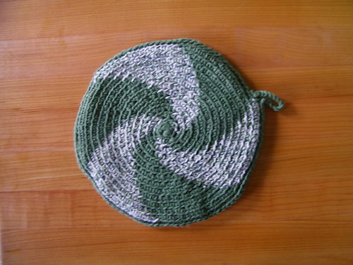 Mama's Swedish Pinwheel Potholder