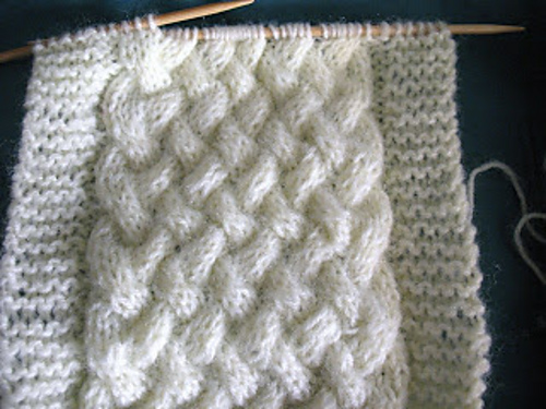 Wendy's Cable Scarf