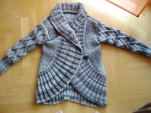 # 24  Jacke / Jacket with rounded neckline band