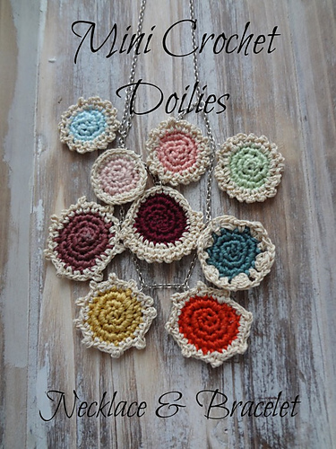 Mini Doilies Necklace & Bracelet