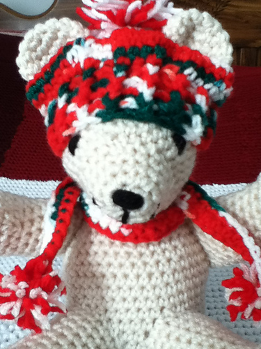 Holiday Bear Hat