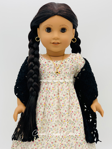 Fiesta Shawl for 18" Dolls