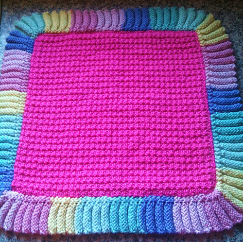 The Frilly Pink Dolly Blanky
